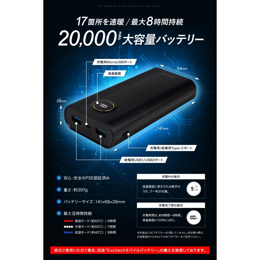 11/9~11 P+15倍) 電熱ベスト 2023年新作(日本企業企画) モバイル 