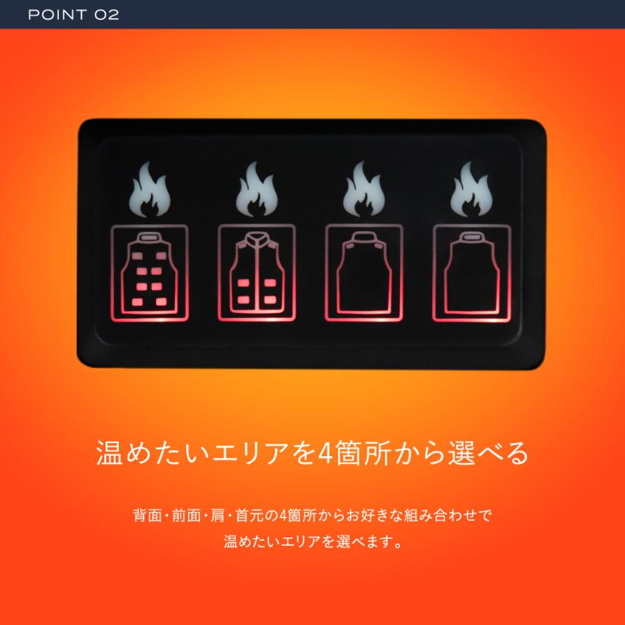 EXCITECH (クリアランスSALE開催中) 電熱ベスト ヒーターベスト ヒート
