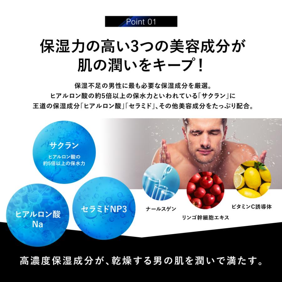 化粧水 メンズ オールインワンジェル (マイベスト第1位) 男性 乳液 アフターシェーブローション 美容液 保湿クリーム メンズスキンケア 大容量 200ml EVERSKIN | EVERSKIN | 05