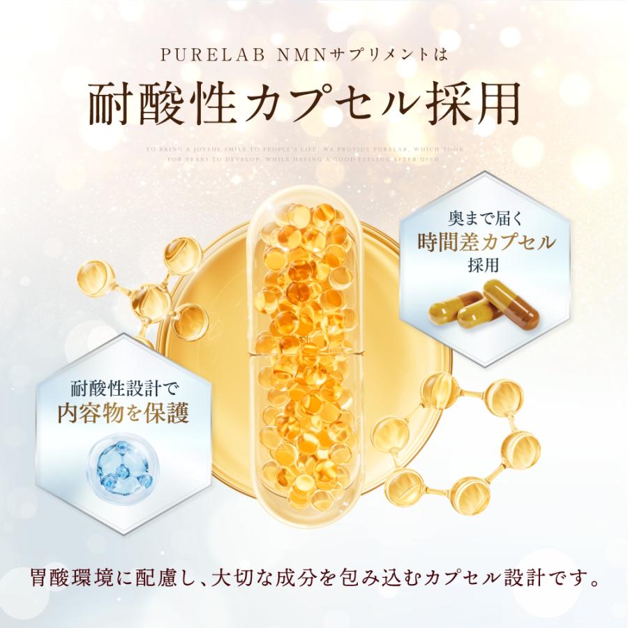 PURELAB NMN サプリメント 60,000mg (1粒に約333mg) 日本製