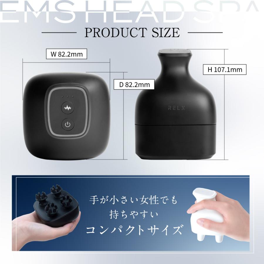 (3000円OFFクーポン) ヘッドスパ EMS 頭皮エステ IPX7防水 (国内メーカー) 美容家電 電動頭皮ブラシ 頭皮ケア コードレス プレゼント 美容グッズ RELX｜excitech｜19