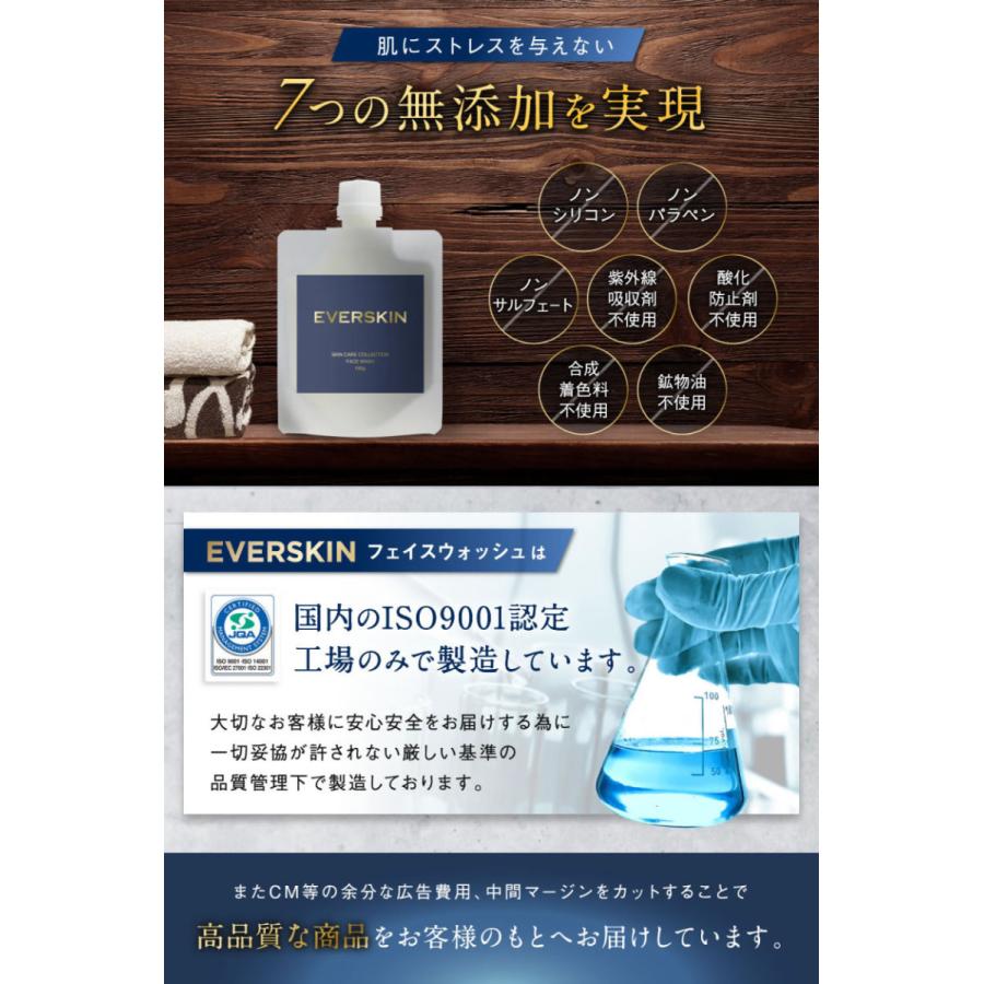 (5/25~26 P+5% & 10％OFF) 洗顔フォーム メンズ 医薬部外品 洗顔料 ヒアルロン酸配合 保湿 ニキビケア 毛穴ケア 肌荒れ アクネケア テカリ 濃密泡 100g｜excitech｜07