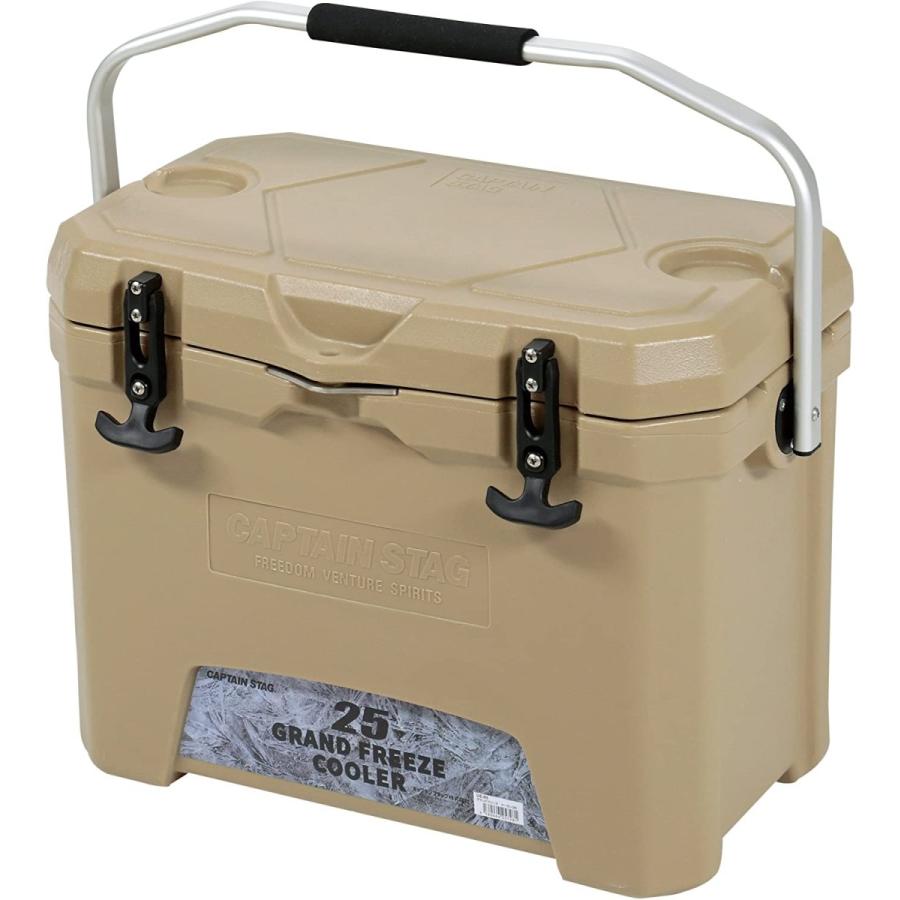 工場直送 キャプテンスタッグ Captain Stag クーラーボックス 容量25l ハンドル付き グランドフリーズ クーラー Ue 65 超美品 Zoetalentsolutions Com