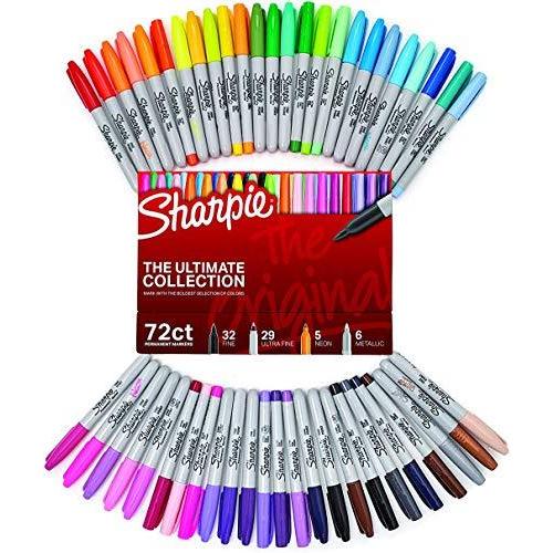 配送員設置送料無料 シャーピー 油性 ペン アート イラスト 油性コミック 描画 スケッチ マンガ デコレーション 落書き アルティメイトパック 72本セット メール便なら送料無料 Atempletonphoto Com