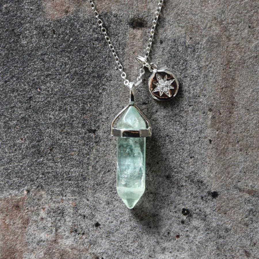 【vintage】特大　グリーン　天然石　フローライト　925 ペンダント vintage】特大グリーン天然石フローライト925 ペンダント