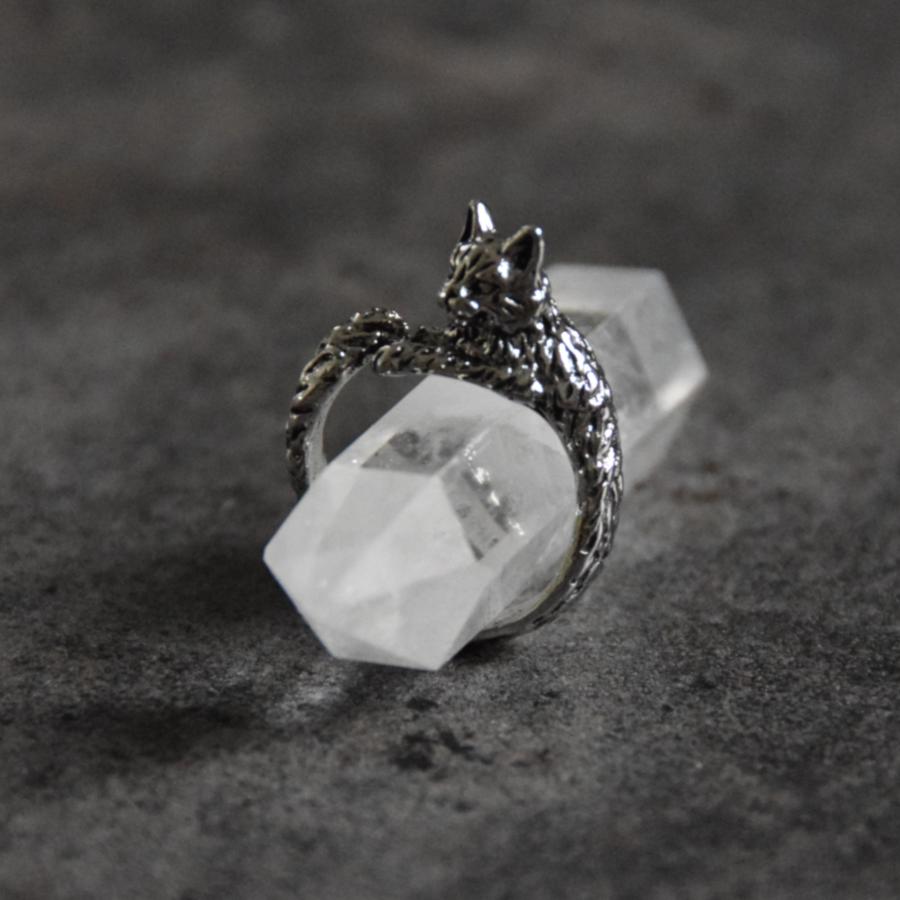 指輪 猫 レディース リング ねこ ネコ プレゼント かぎしっぽ お守り 可愛い |  | 03