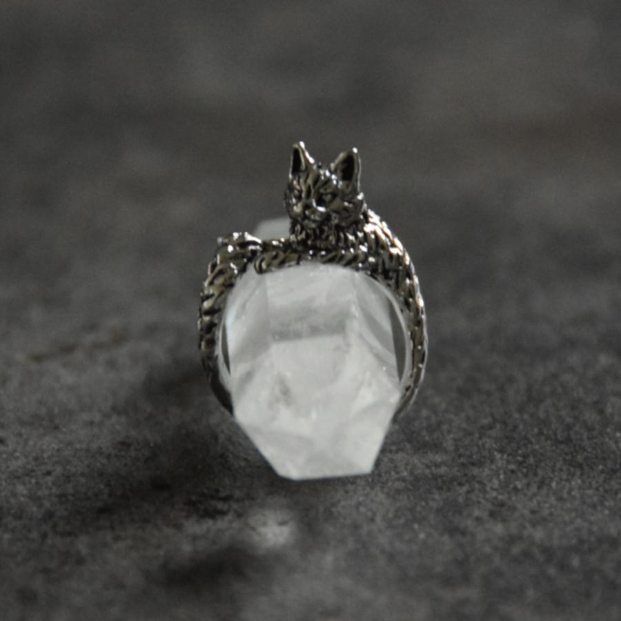 指輪 猫 レディース リング ねこ ネコ プレゼント かぎしっぽ お守り 可愛い |  | 04