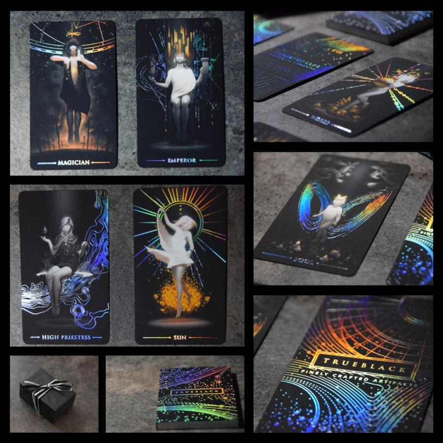 タロットカード 美しい 占い ボックス True Black Tarot タロットカード 美しい 占い ボックス True Black Tarot