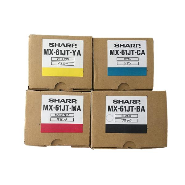 新品 メーカー 純正 シャープ MX-61JT トナー 4色 セット 中古 トナー