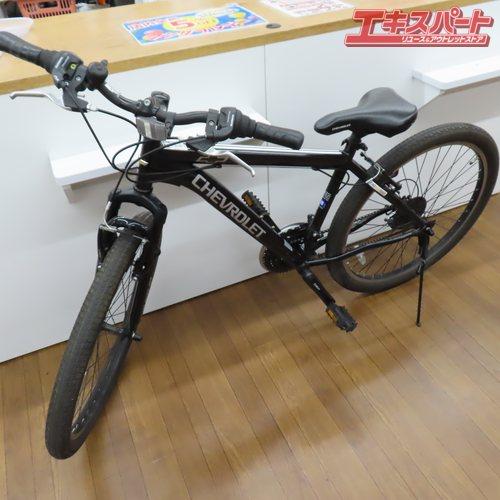 CHEVROLET 26インチ マウンテンバイク 自転車 CHEVROLET シボレー 26インチ MTB マウンテンバイク 18段変速 熊谷店