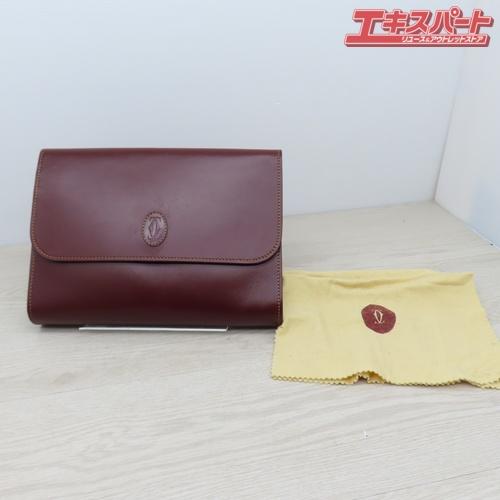 Cartier カルティエ クラッチバッグ セカンドバッグ ボルドー