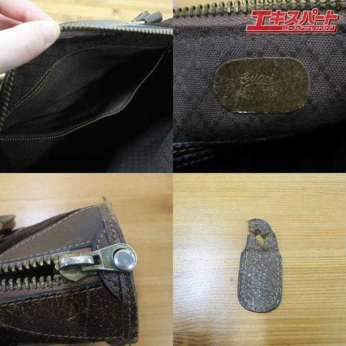 GUCCI グッチ Old オールドグッチ スエード ボストンバッグ ミニ
