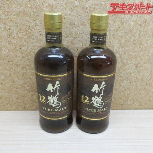 ニッカ　竹鶴　12年　17年　2本　箱有り 地域限定発送 2本セット 竹鶴 12年 ピュアモルト ウイスキー NIKKA