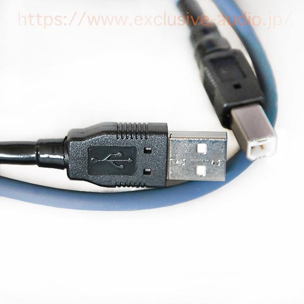 他社とは一線を期するオーグ合金オーディオ用USBケーブル武藤製作所 ソリッド・オーグラインUSBケーブル　オーディオ用USBケーブル　金銀合金製導体