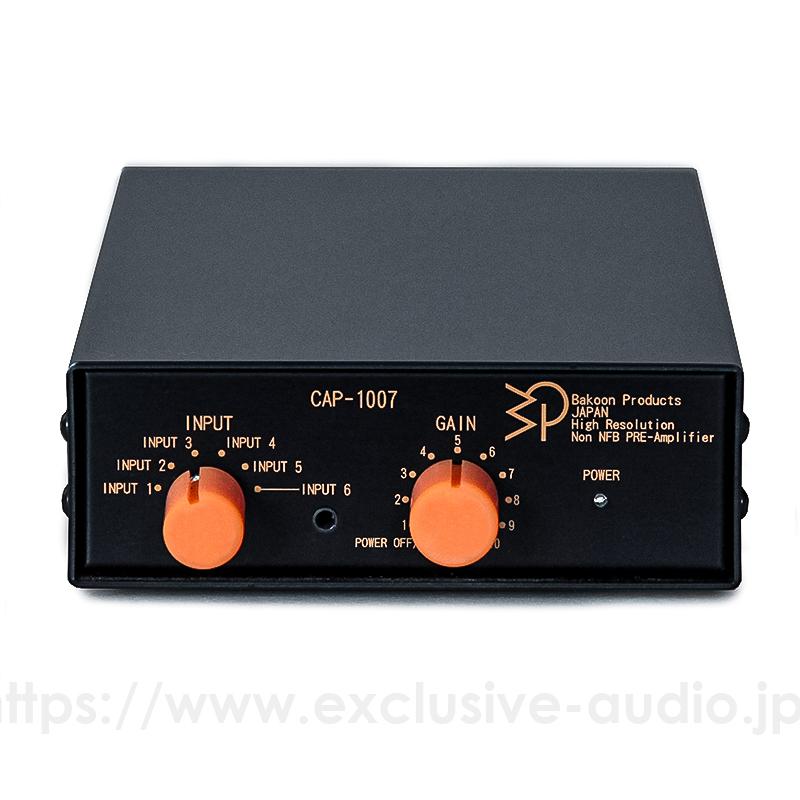 アンプ プリアンプ 高音質プリアンプ ワンルームでも本格サウンド オーディオ入門向け バクーンプロダクツ SCL CAP-1007