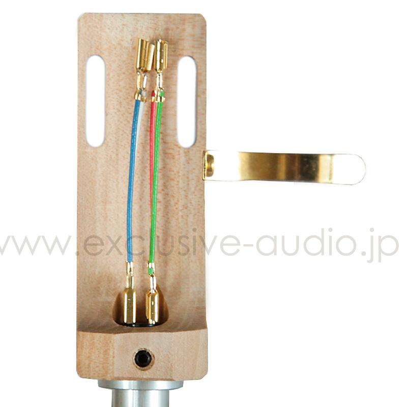 レコードプレーヤー ターンテーブル ヘッドシェル 山本音響工芸  HS-7 木製ヘッドシェル 軽量ヘッドシェル 音質向上   椿材製の画像
