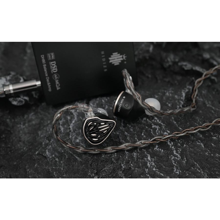 ヘッドホン Hidizs MS5 4BA+1DD インイヤーモニターイヤホン