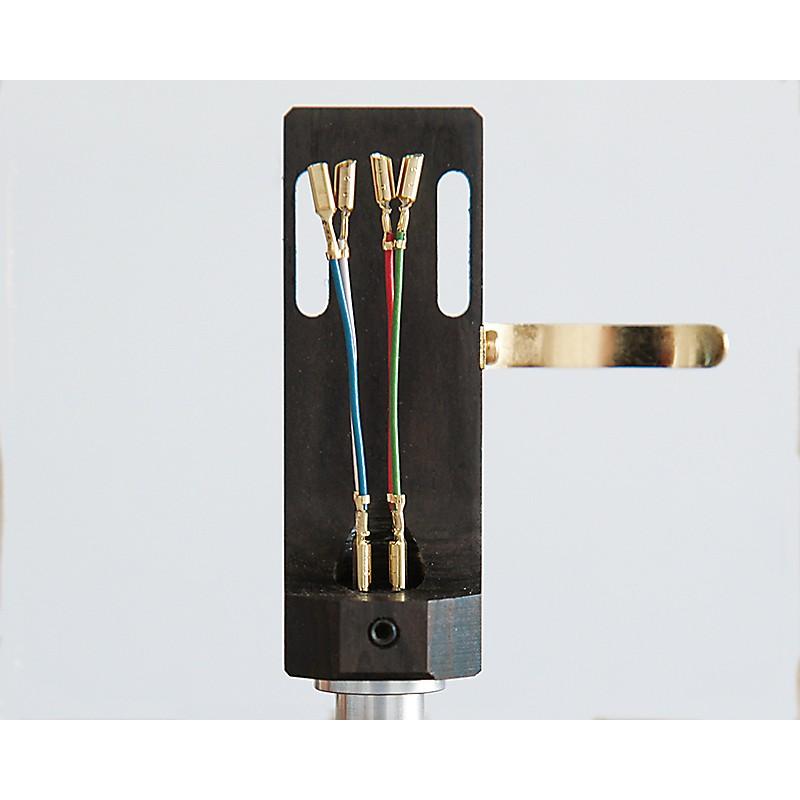 レコードプレーヤー ターンテーブル ヘッドシェル 山本音響工芸 HS-1A 木製ヘッドシェル 軽量ヘッドシェル 角度調整機能付き 黒檀製の画像