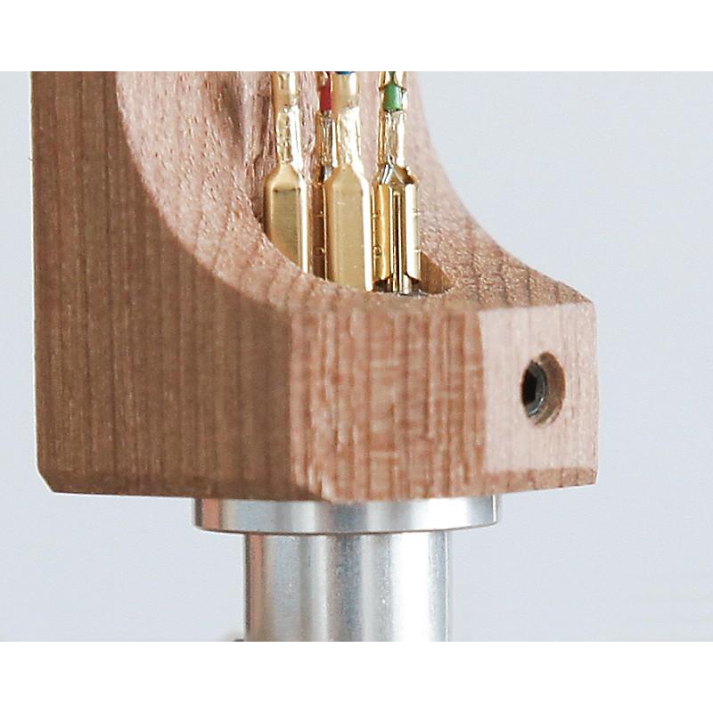 レコードプレーヤー ターンテーブル ヘッドシェル 山本音響工芸  HS-3 木製ヘッドシェル 軽量ヘッドシェル ツゲ材製の画像