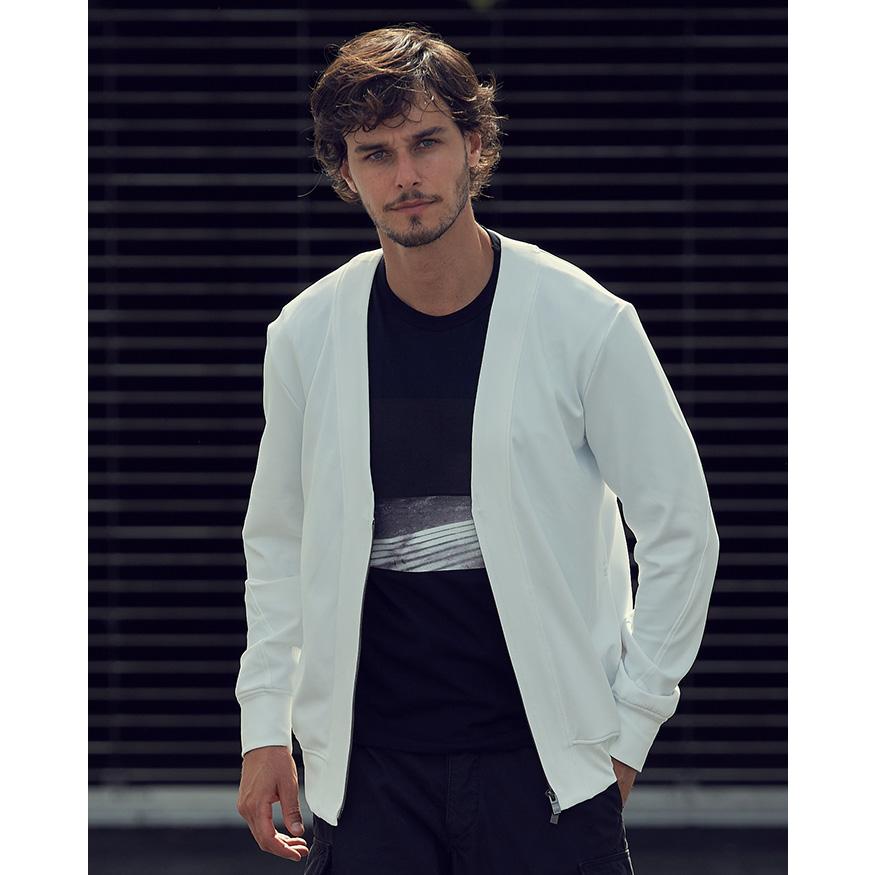 wjk ダブルジェイケイ zip-up cardigan メンズ 24春夏 2047pe26 