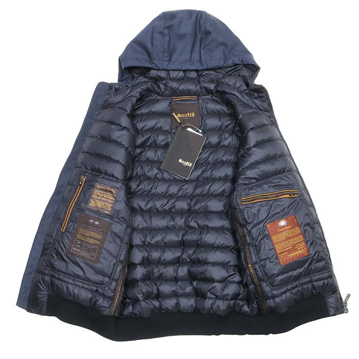 MOORER ムーレー ONIRO-LL ジャケット ダウン ウール メンズ MOORER ムーレー ONIRO-LL ウールカシミアストレッチダウン