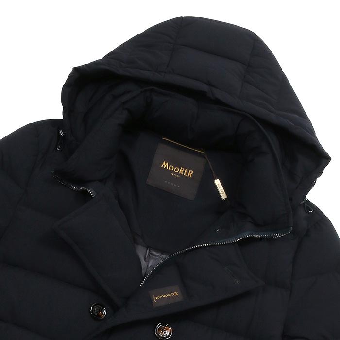 Moorer ムーレー MOORER (ムーレー) デニム切り替え ダウン ボンバージャケット