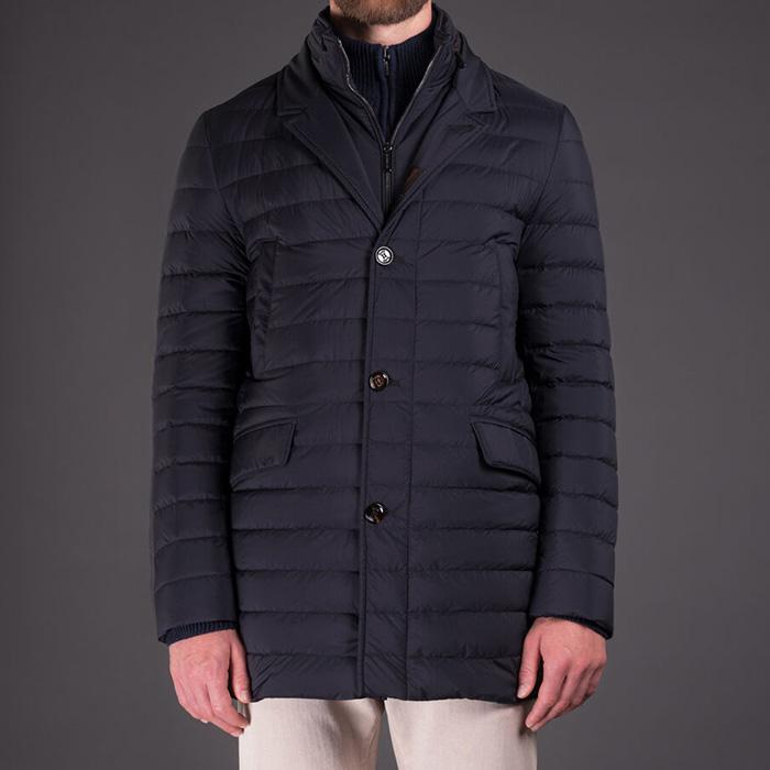 MOORER ムーレー PONTI-S3 ストレッチナイロンチェスターコート MOORER ムーレー PONTI-S3 ストレッチナイロンチェスターコート