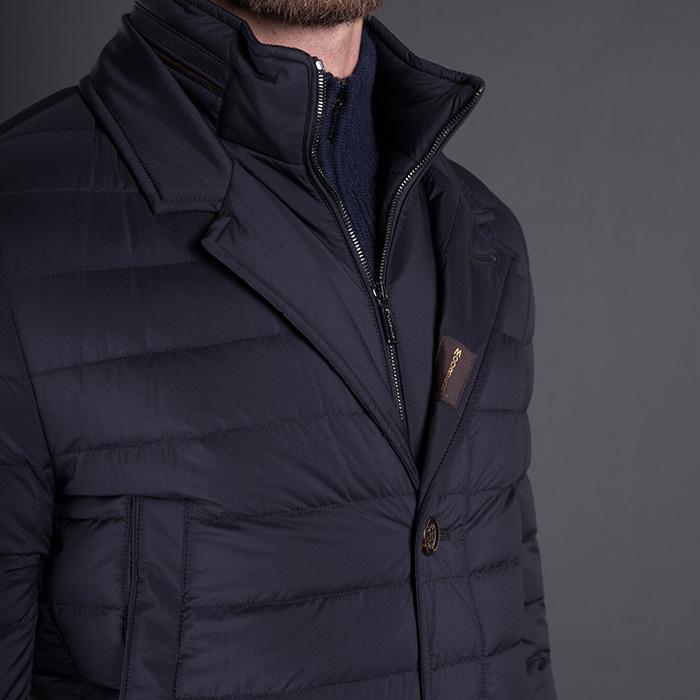 MOORER ムーレー PONTI-S3 ストレッチナイロンチェスターコート MOORER ムーレー PONTI-S3 ストレッチナイロンチェスターコート