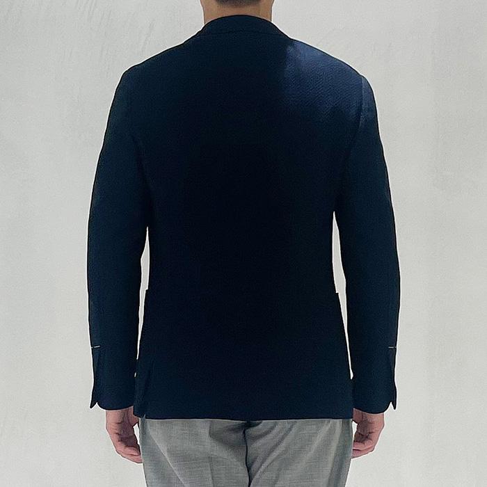 LARDINI ラルディーニ 2Bテーラードコットンニットジャケット メンズ 春夏 4116-ALKJ8QB040の画像
