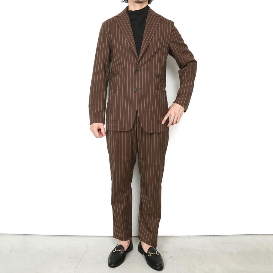 TONELLO T-JACKET Tジャケット コットンストライプスーツ メンズファッション TONELLO T-JACKET Tジャケット コットンストライプ
