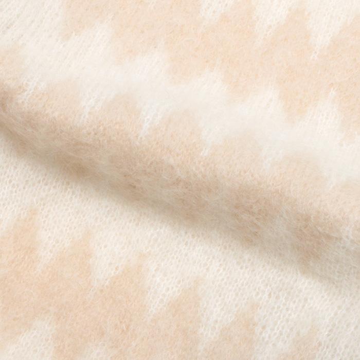 LARDINI ラルディーニ キッドモヘア ヘリンボーンカーディガン メンズ 24秋冬 4216-5MML391064の画像