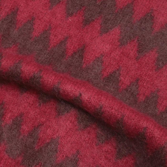 LARDINI ラルディーニ キッドモヘア ヘリンボーンカーディガン メンズ 24秋冬 4216-5MML391064の画像