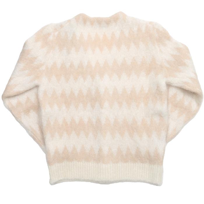 LARDINI ラルディーニ キッドモヘア ヘリンボーンカーディガン メンズ 24秋冬 4216-5MML391064の画像