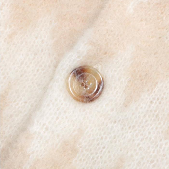LARDINI ラルディーニ キッドモヘア ヘリンボーンカーディガン メンズ 24秋冬 4216-5MML391064の画像