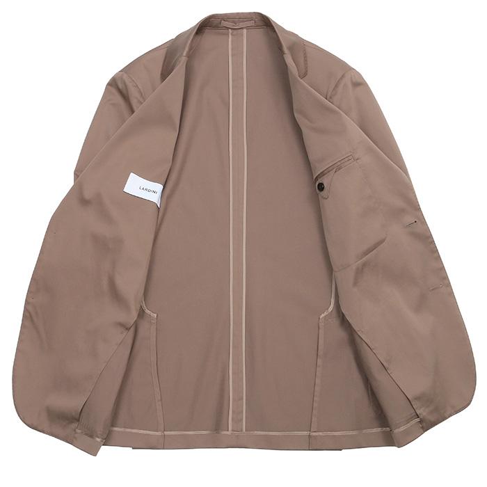 LARDINI ラルディーニ コットン ポリウレタン 2Bシングル テーラードジャケット メンズ 25春夏 5116-A6202Q402の画像
