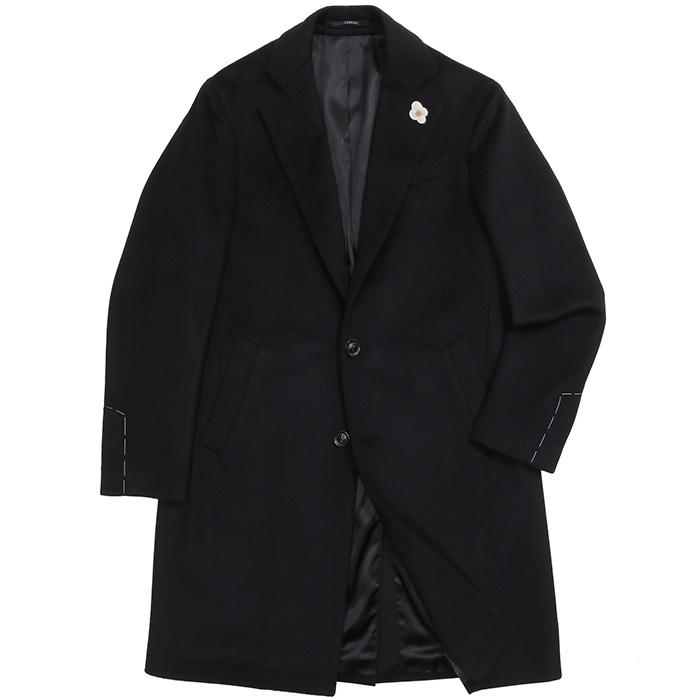 極美品 ラルディーニ ブートニエール チェスターコート ヘリンボーン 【127