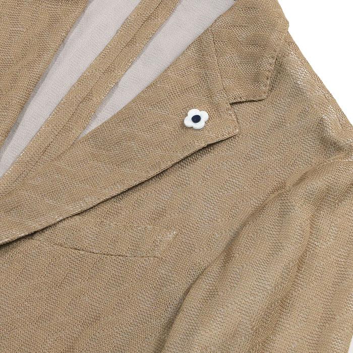 LARDINI ラルディーニ ケーブル編み2Bニットジャケット メンズ 春夏 3116-ALKJ1JQ046の画像