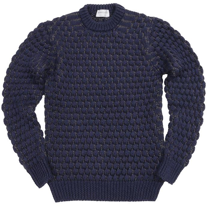 Settefili Cashmere セッテフィーリ IRRESTRING IBILE クルーネックニット メンズ 24秋冬 BOL8Hの画像