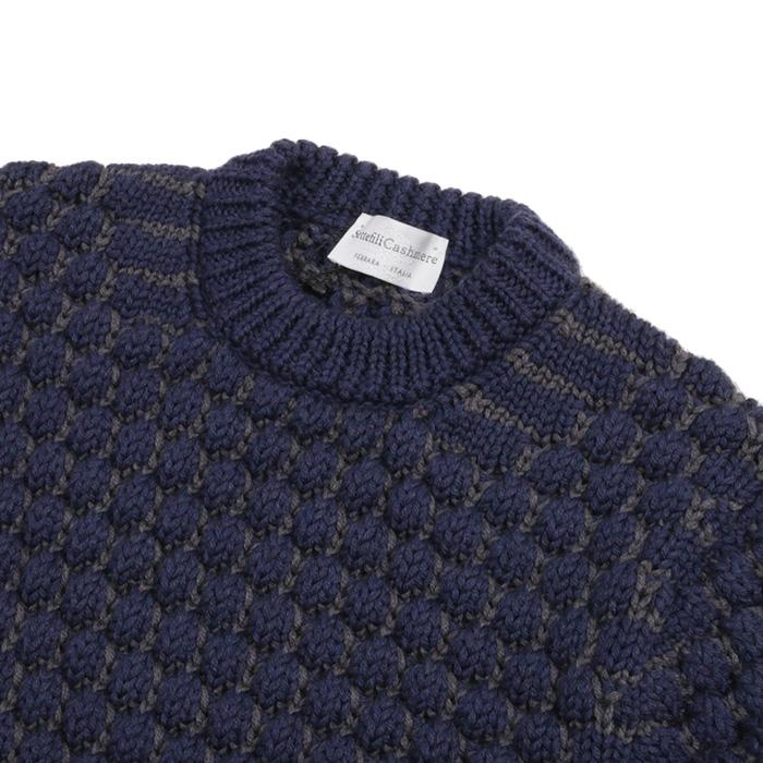 Settefili Cashmere セッテフィーリ IRRESTRING IBILE クルーネックニット メンズ 24秋冬 BOL8Hの画像