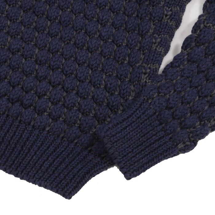 Settefili Cashmere セッテフィーリ IRRESTRING IBILE クルーネックニット メンズ 24秋冬 BOL8Hの画像
