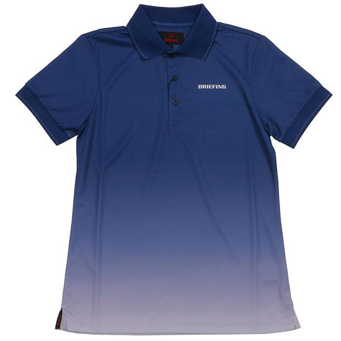 ブリーフィンググラデーションポロシャツ Mサイズ BRIEFING GOLF（ブリーフィングゴルフ） MENS GRADATION POLO CR