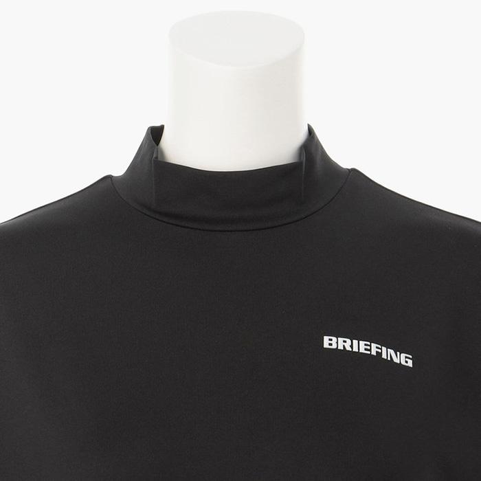 ブリーフィングゴルフ　BACK LOGO LINE LS HIGH NECK BRIEFING - MEN'S BACK LOGO LINE LS HIGH NECK RF / バックロゴ 長袖