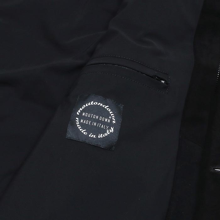EMMETI エンメティ DONY MERINOS CAMOSCIATO NERO ムートンダウンベスト メンズ 23秋冬 DONYの画像