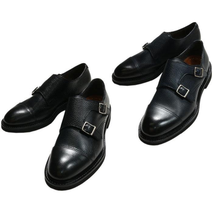 全ての Doucal S デュカルス ダブルモンクストラップシューズ メンズ N00 Black Boo Navy Du1025vero Ut1 最新人気 Mdtu Nw Gov Lk