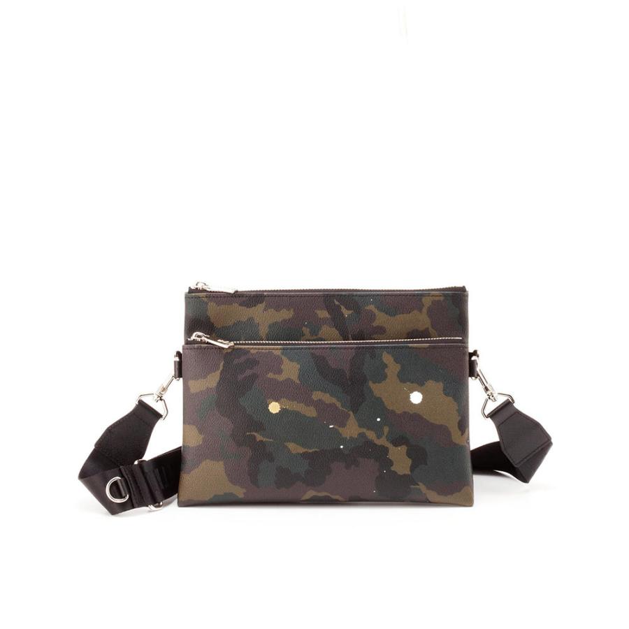 ジャンティバンティ 迷彩 カモフラージュ柄 PVC ダブルミニショルダーバッグ GENTIL BANDIT ジャンティバンティ ダブルミニショルダーバッグ ユニ