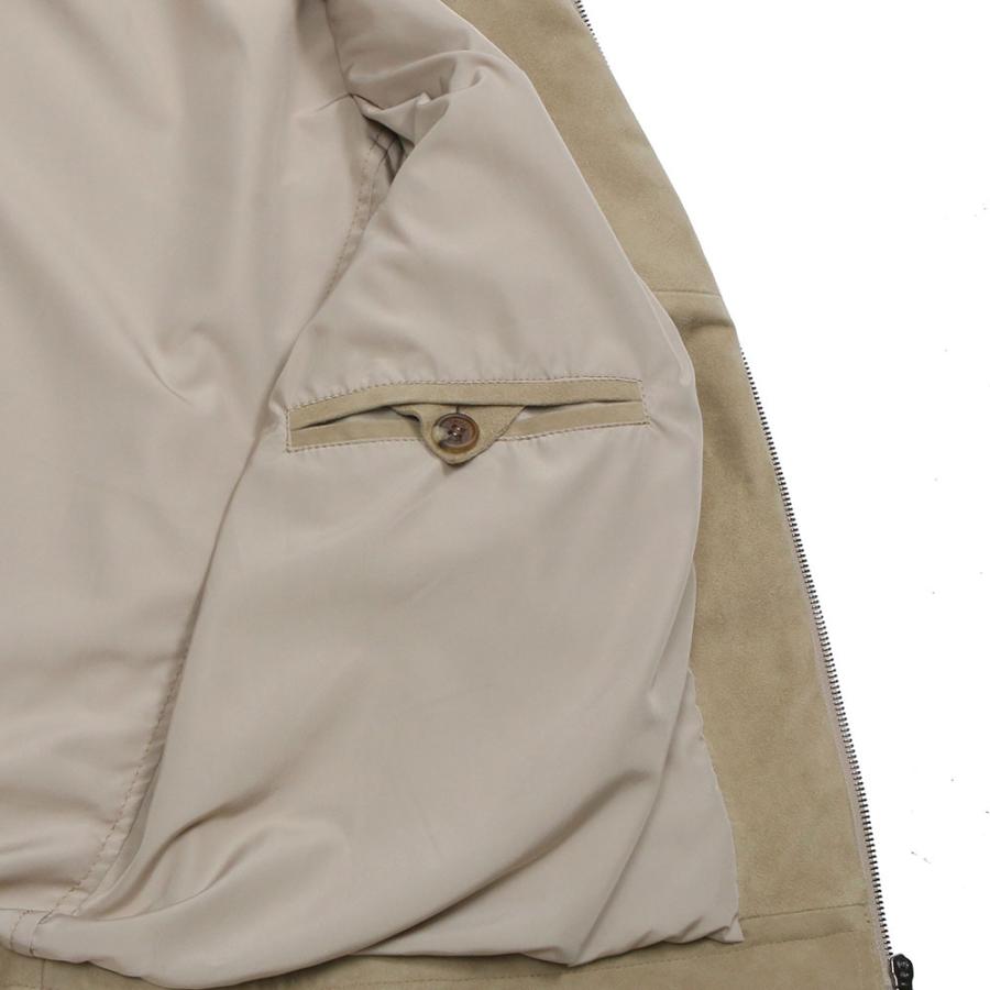 EMMETI JURI ゴートスキンスエード ライダースジャケット 46 EMMETI エンメティ JURI Camoscio Liscio ユリ ゴートスキン