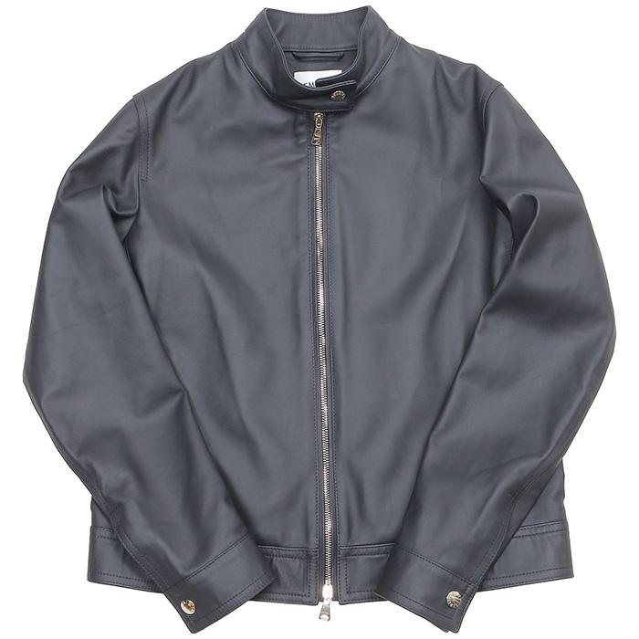 EMMETI エンメティ JURI ユリ レザー ライダース ジャケット 50 EMMETI エンメティ JURI HOODIE ユリ フード付き レザージャケット 黒