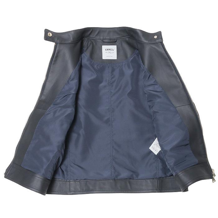 26SS EMMETI エンメティ JURI ユリ レザーライダース 50 エンメティ / EMMETI / ユリ / JURI / シングル ライダース ジャケット