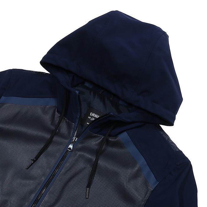 お買い得！ EMMETI エンメティ LEONE NAPPA TECH TRAF × SENSITIVE × SPL ラムスキンフーデッドパーカー メンズ 23春夏 LEONENTTRSENSEL 【E1876981940】(66000円)