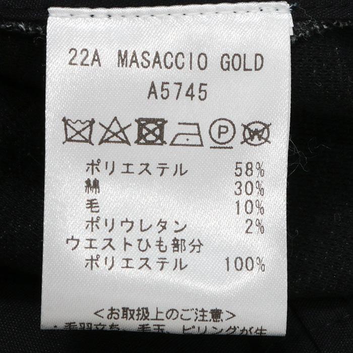 giab's ARCHIVIO ジャブスアルキヴィオ MASACCIO GOLD マサッチョ ゴールド ファンシーツイーディジャージーパンツ メンズ 秋冬 GOLD A5745の画像